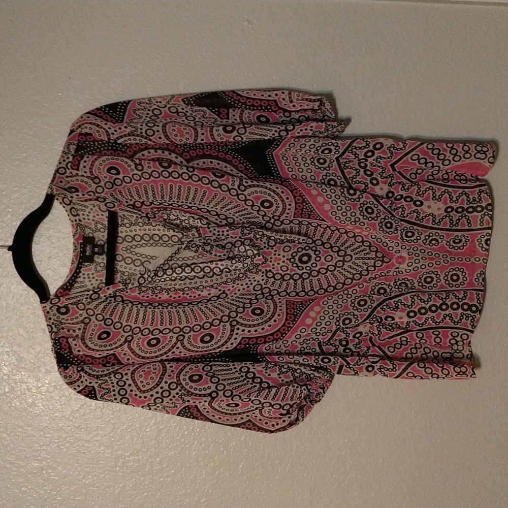 Mossimo medium black pink white sheer